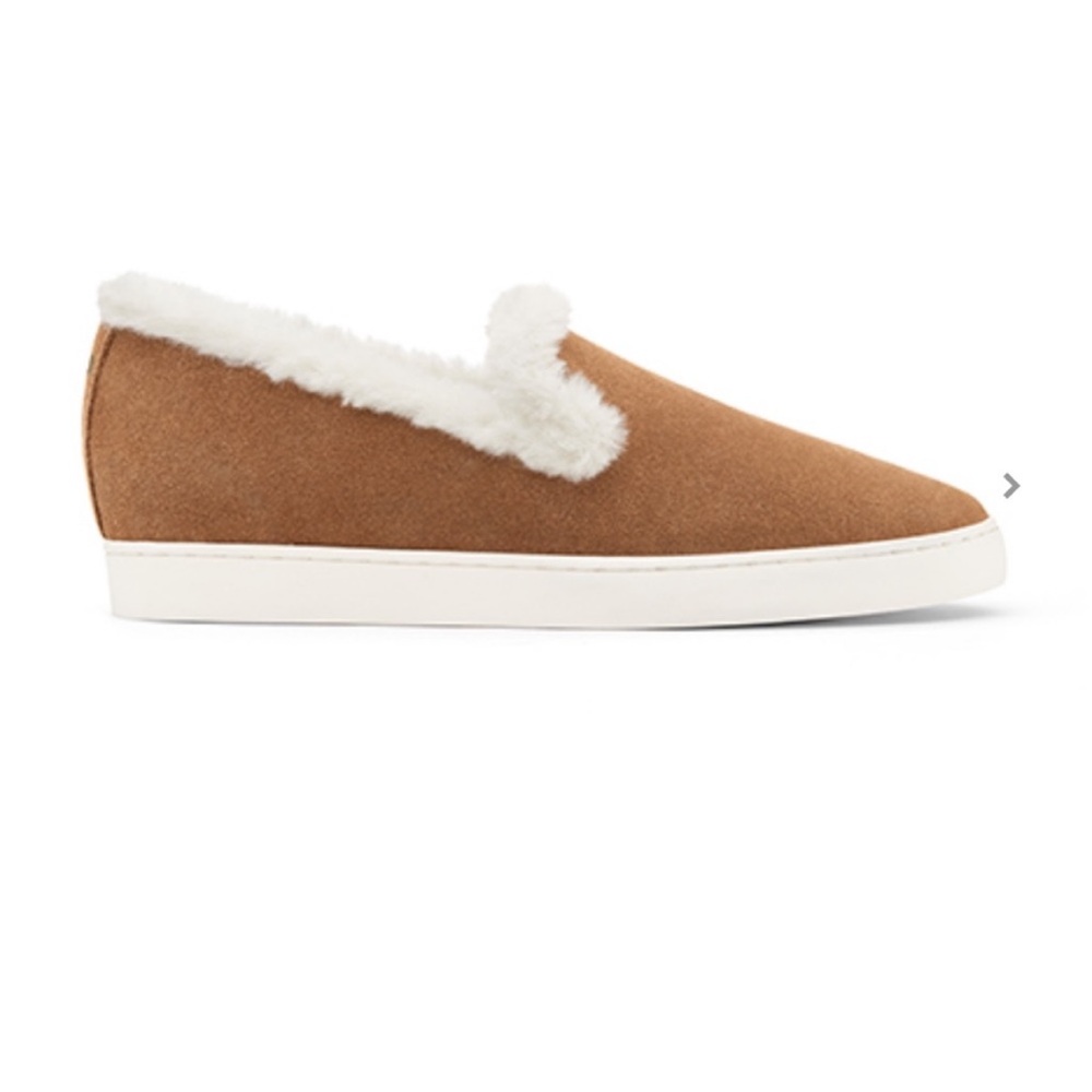 Birdies Swift sequoia faux fur slip on shoes